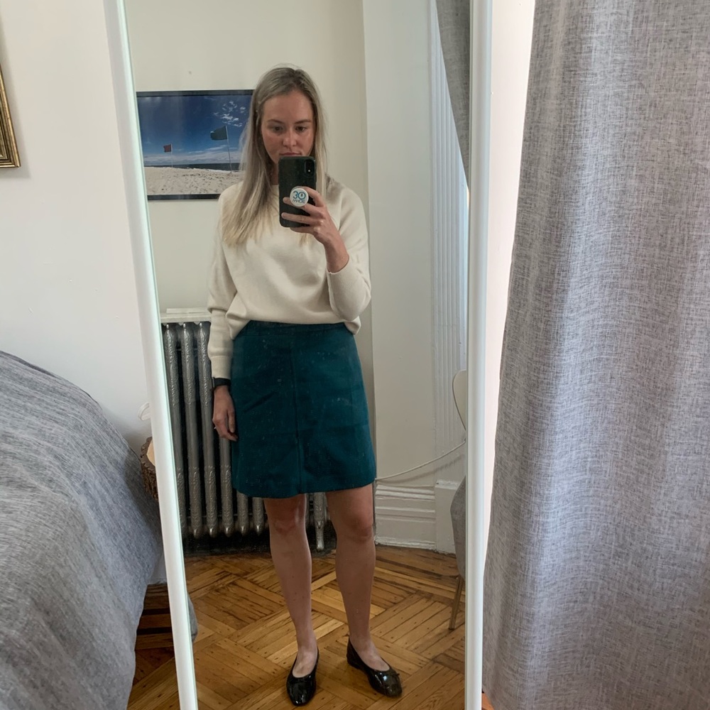 J. Crew A-line mini skirt
